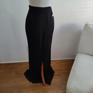 Vintage Casadei Maxi Dress Skirt / Rayon / Size 6